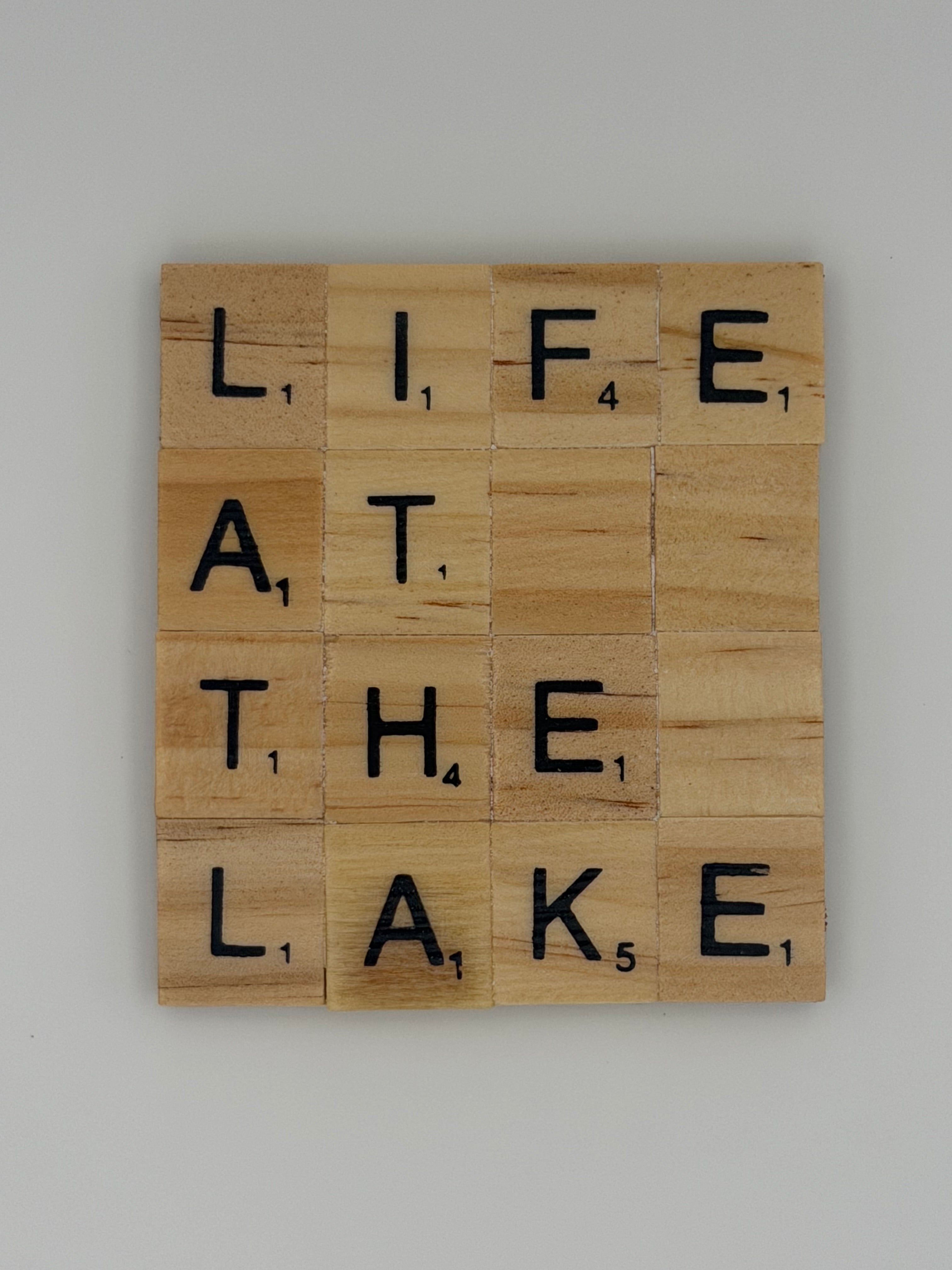 “Life At The Lake” Coaster