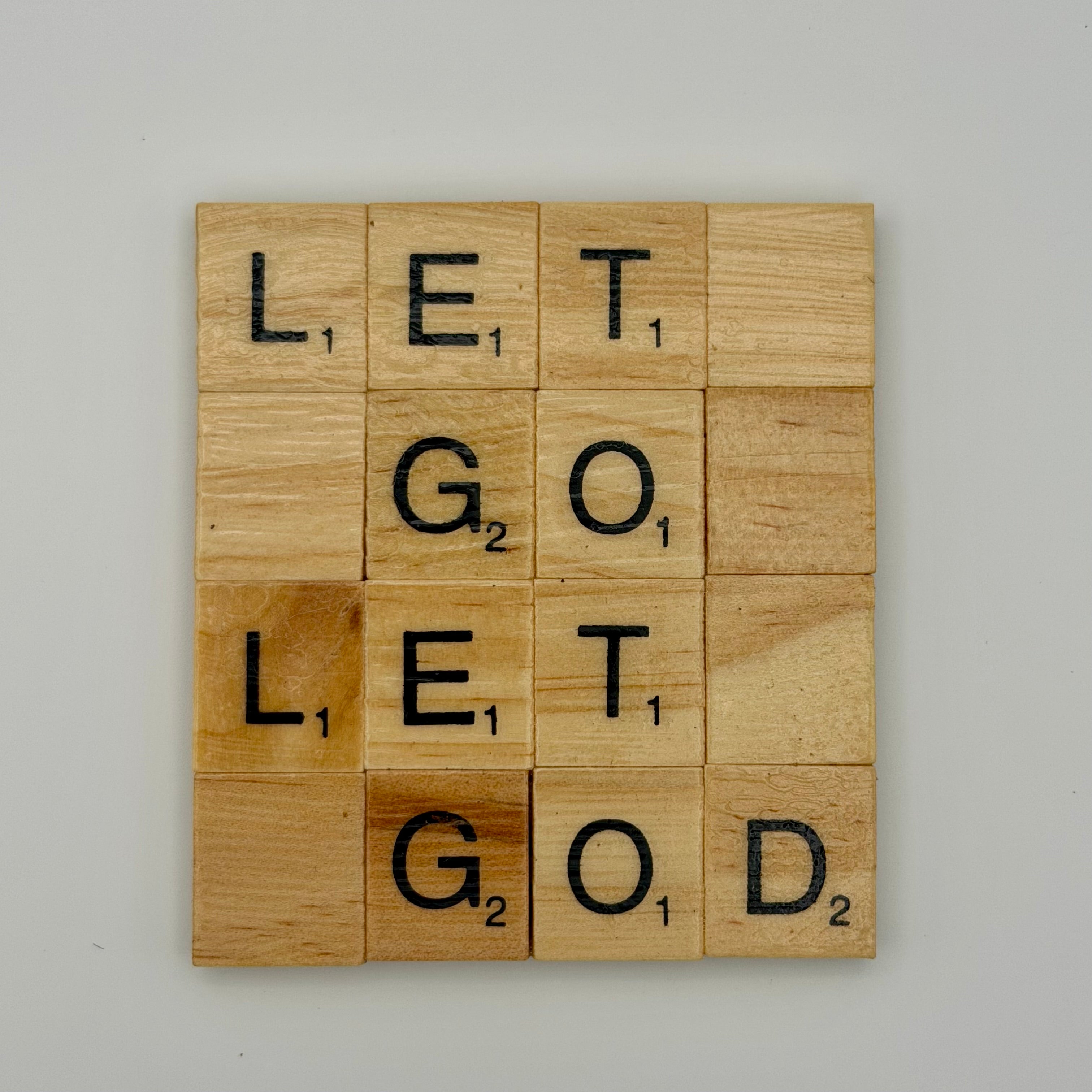 ‘Let Go Let God’ Coaster