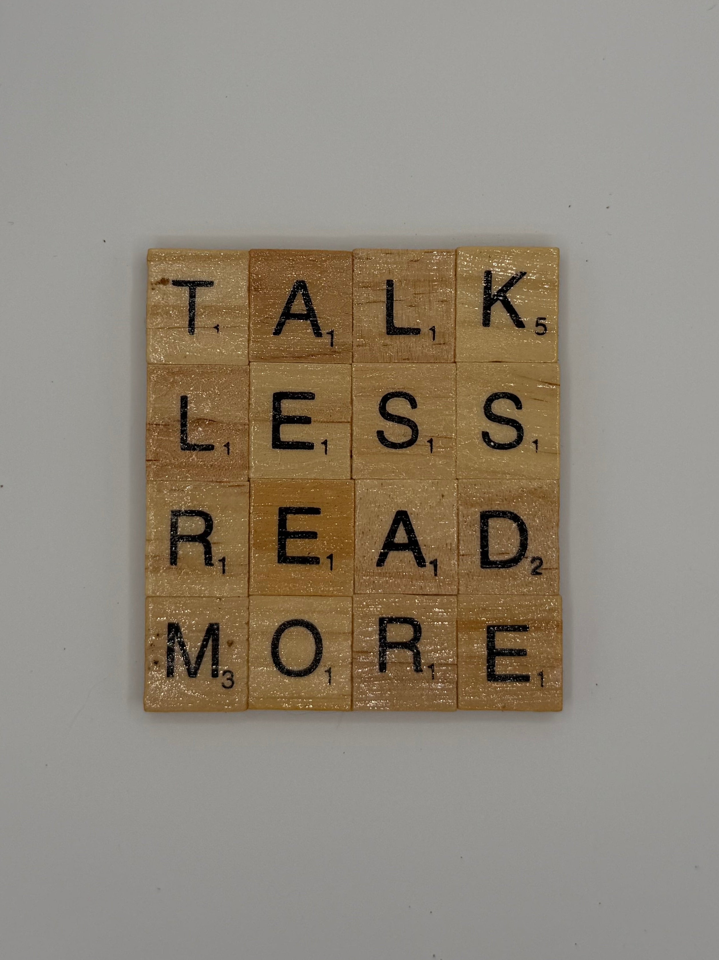 ‘Talk Less Read More’ Coaster