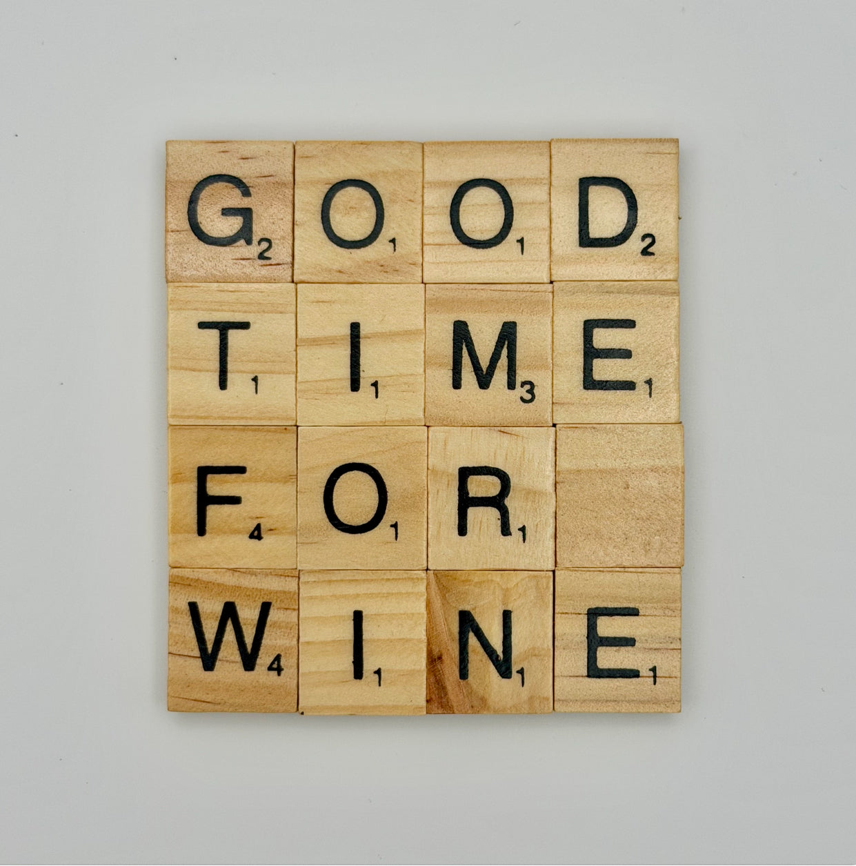 ‘Good Time for Wine’ Coaster