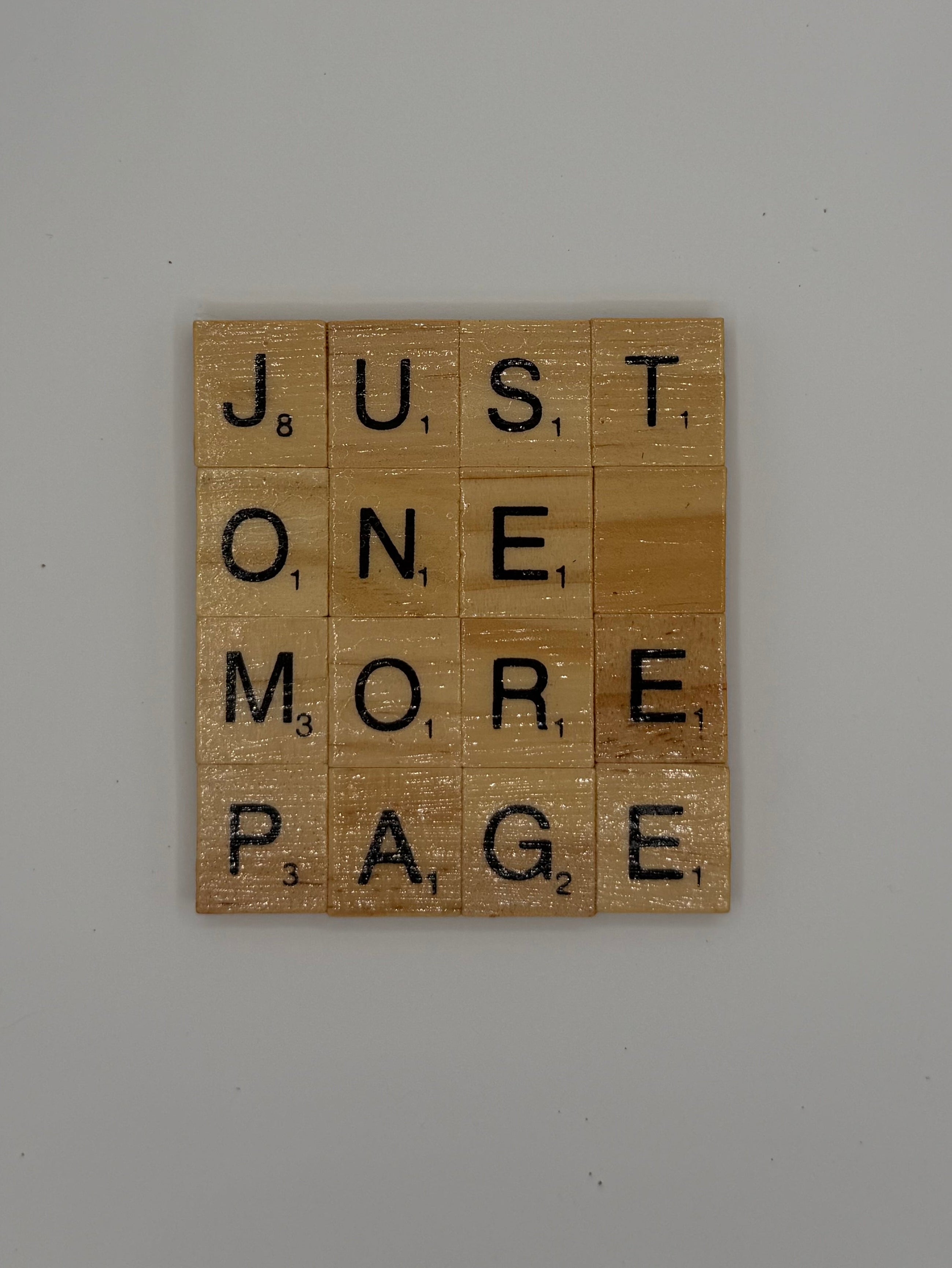 ‘Just One More Page’ Coaster