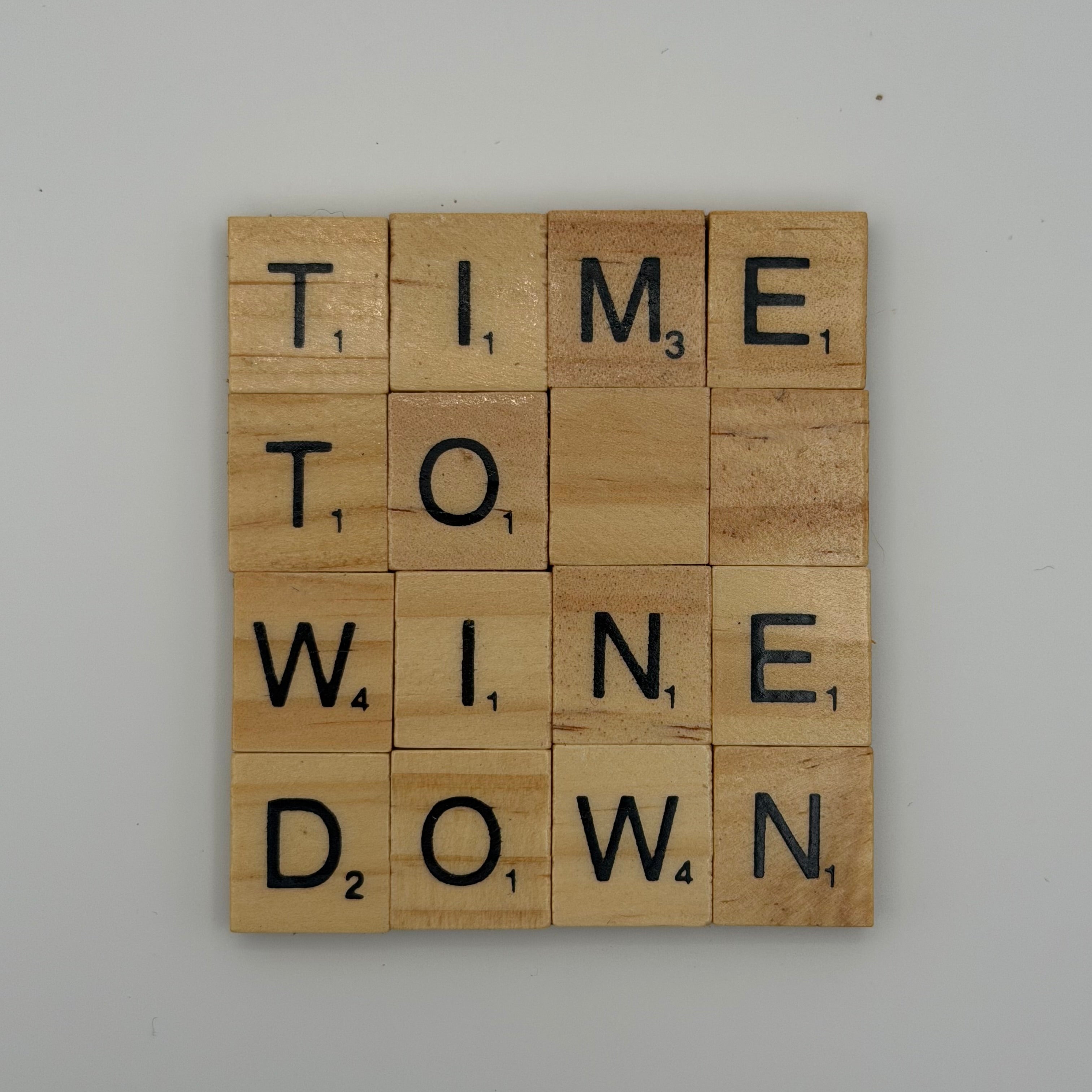 ‘Time to Wine Down’ Coaster