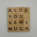 ‘Aloe You Very Much ’ Coaster
