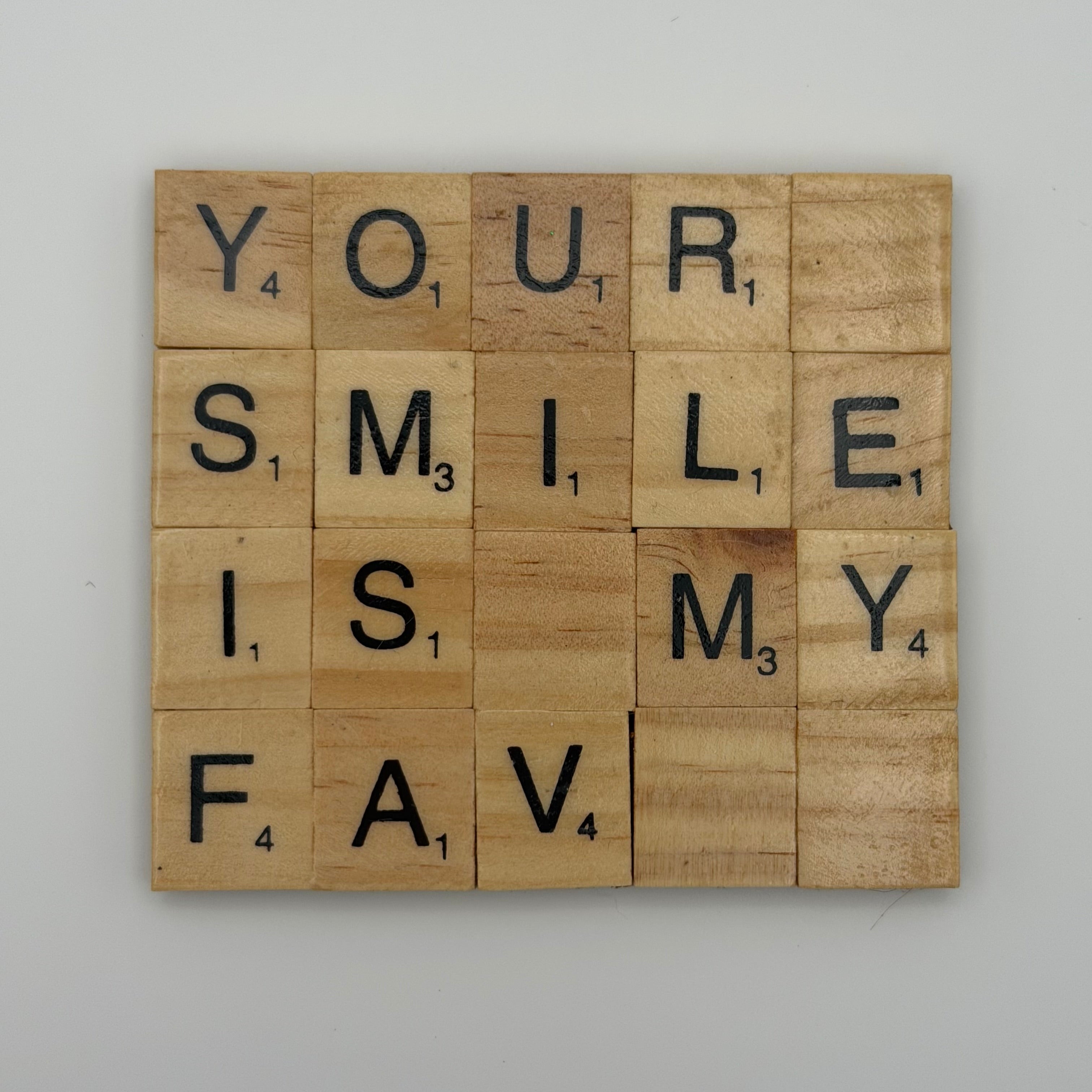 “Your Smile Is My Fav” Coaster